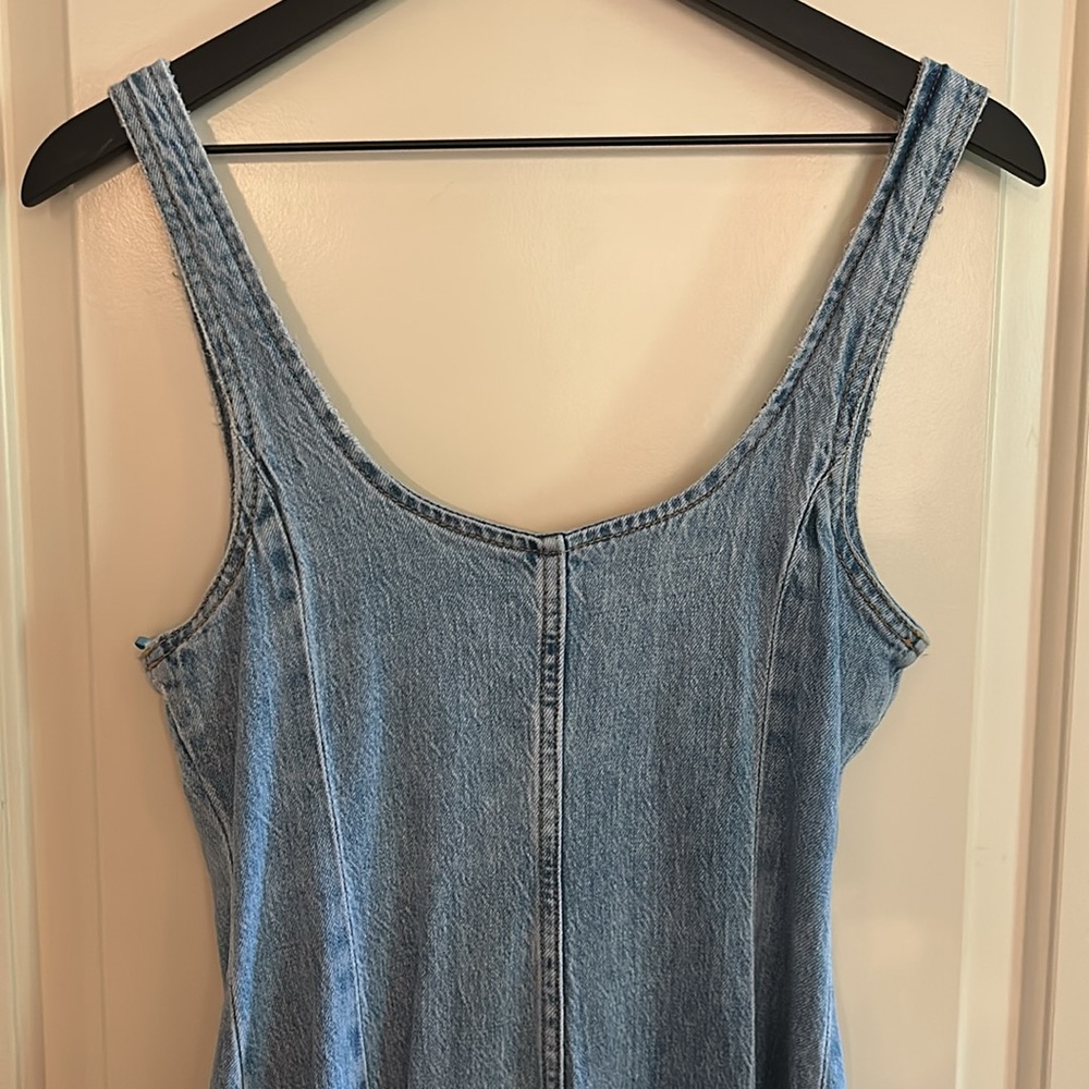 Zara Denim Maxi Dress - Picture 5 of 6